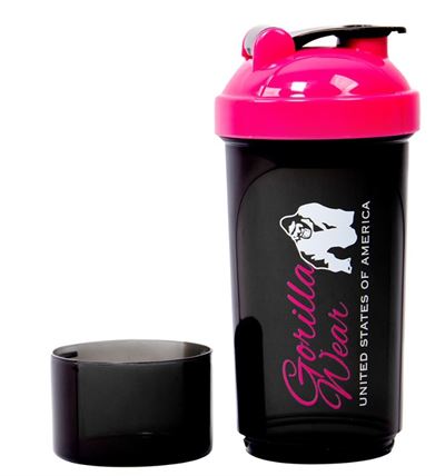 Shaker 500 ml sort/pink